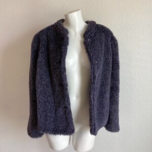 La Strada Design by Sievers size 42 purple faux jacket